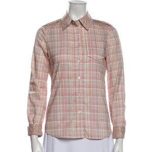 Marc Jacobs plaid checkered button down shirt size 4
